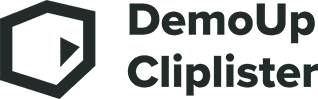 DemoUp Cliplister Logo 318x99 Anthrazit 1