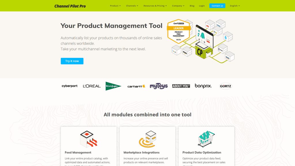 The Channel Pilot Pro Homepage