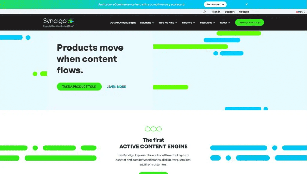 The Syndigo website is an important part of researching the best Syndigo alternatives.
